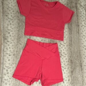 Aerie Offline Pink Set
